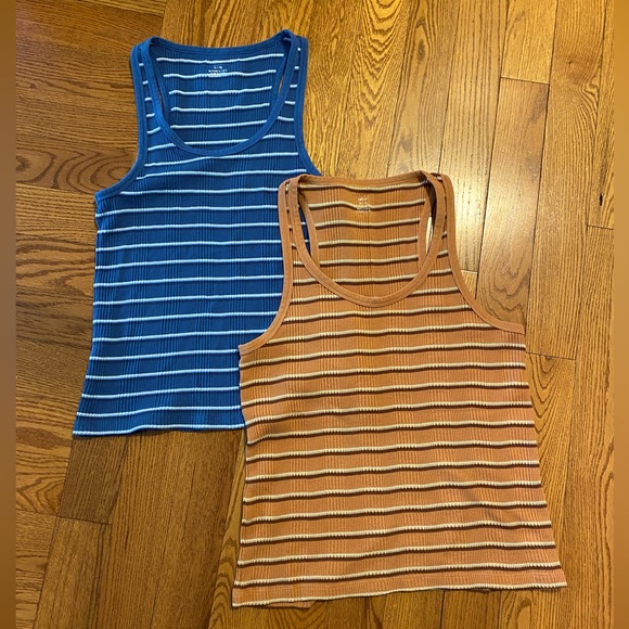 Aerie | 2 tank tops | striped tank tops | set | vintage look - Picture 3 of 8